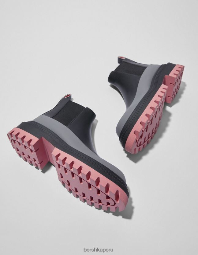 multicolor Bershka mujer botines planos suela de color 806J6B2317