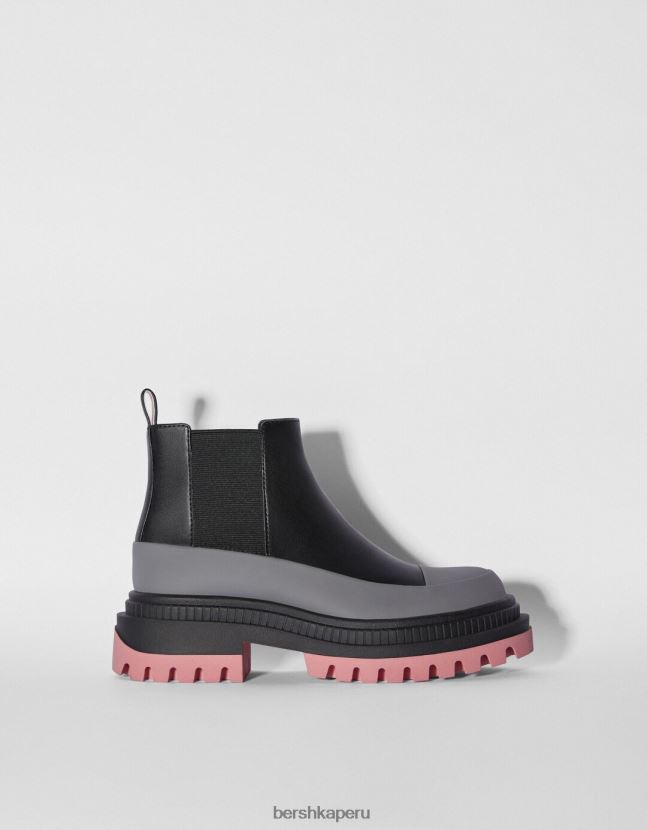 multicolor Bershka mujer botines planos suela de color 806J6B2317