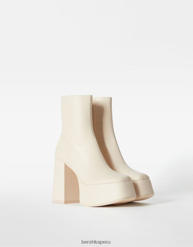 crudo Bershka mujer botines tacón plataforma xl 806J6B2298