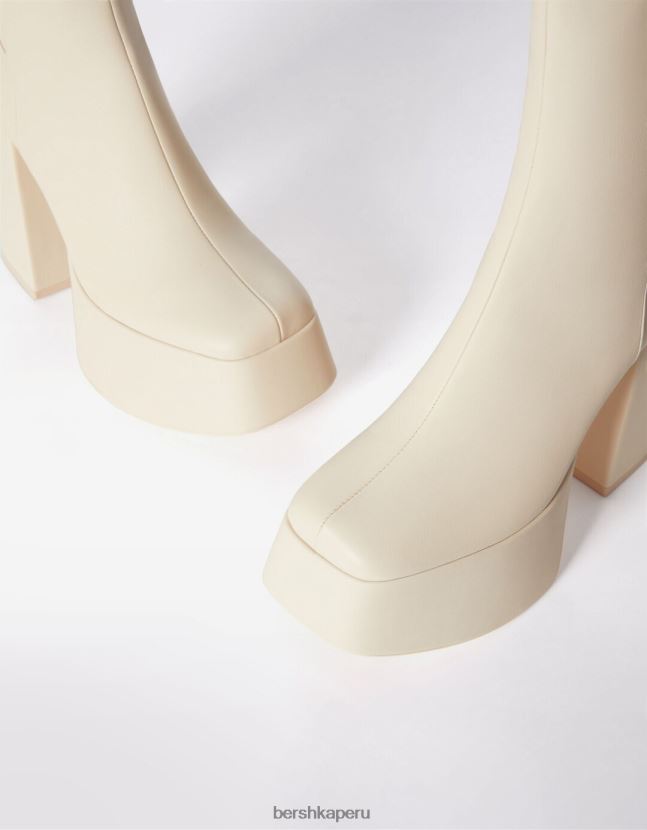 crudo Bershka mujer botines tacón plataforma xl 806J6B2298