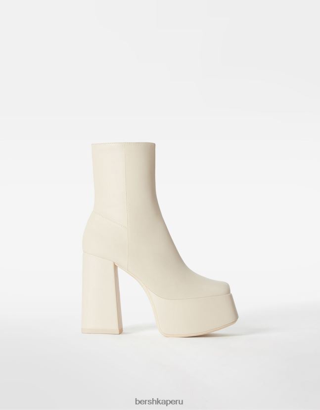crudo Bershka mujer botines tacón plataforma xl 806J6B2298
