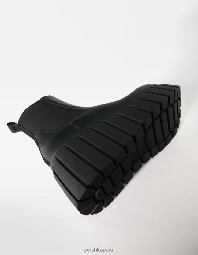 negro Bershka mujer Botines plataforma xl con elásticos 806J6B2277
