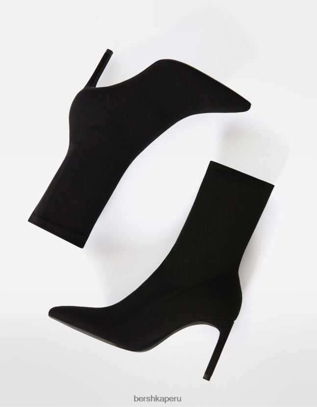negro Bershka mujer botines de vestir con tacón 806J6B2274