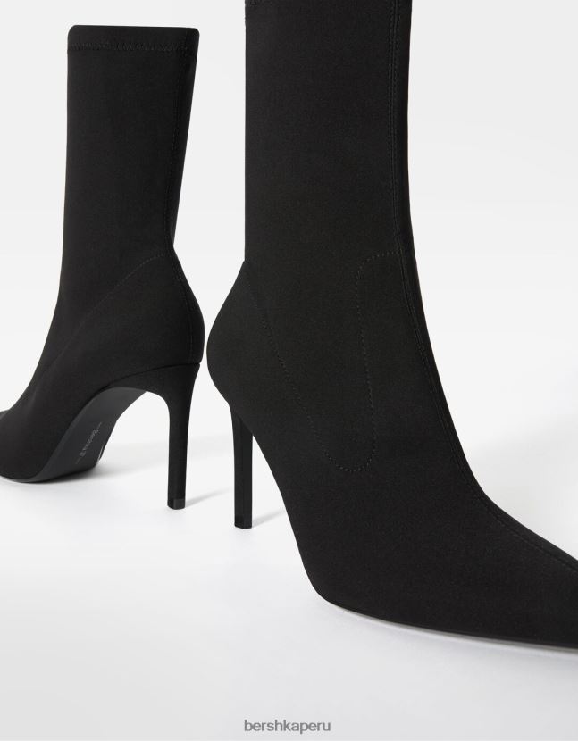 negro Bershka mujer botines de vestir con tacón 806J6B2274