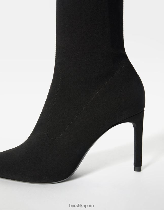 negro Bershka mujer botines de vestir con tacón 806J6B2274