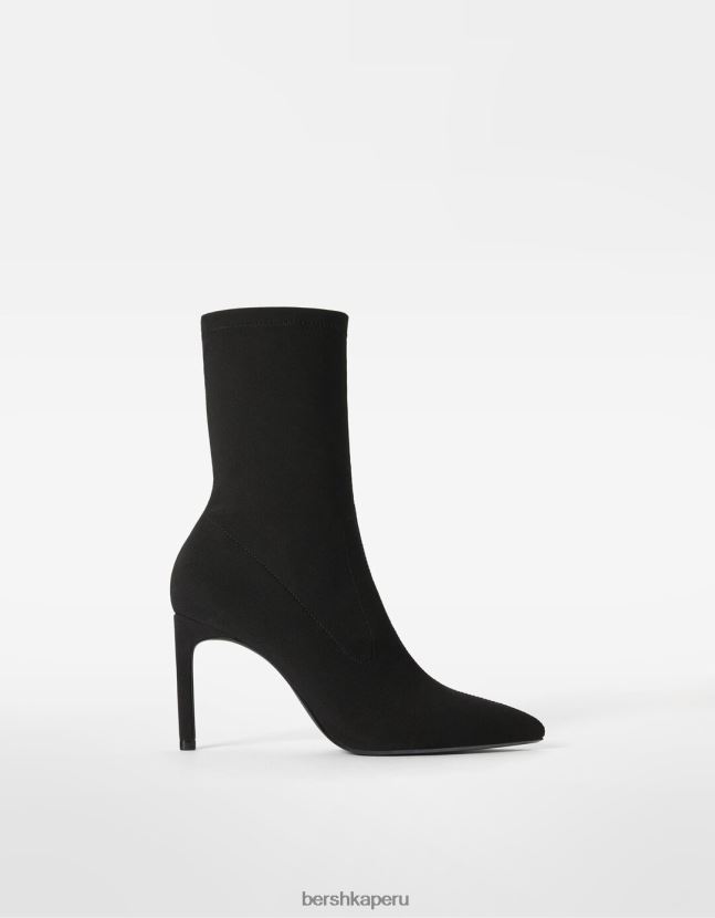 negro Bershka mujer botines de vestir con tacón 806J6B2274