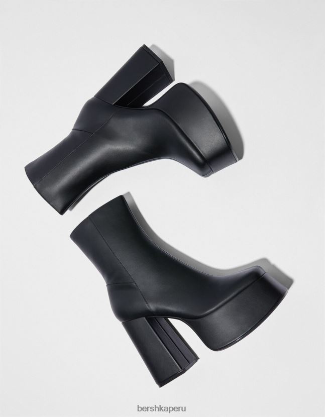 negro Bershka mujer botines tacón plataforma xl 806J6B2297