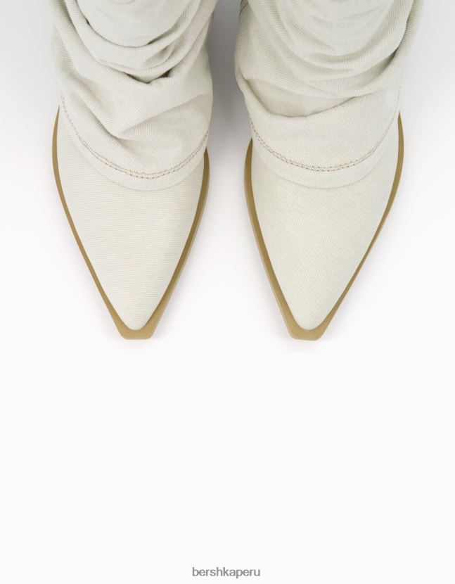 no laves Bershka mujer botines vaqueros vaqueros con flecos 806J6B1834
