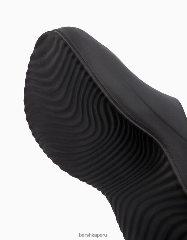 negro Bershka mujer sandalias con plataforma de goma 806J6B2223