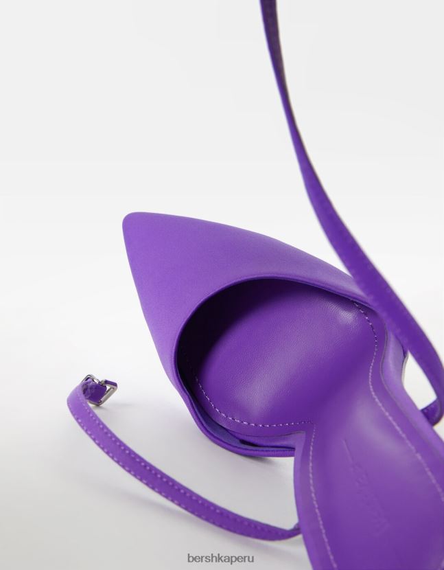 mora Bershka mujer zapatos de tacón con tiras destalonadas 806J6B2260