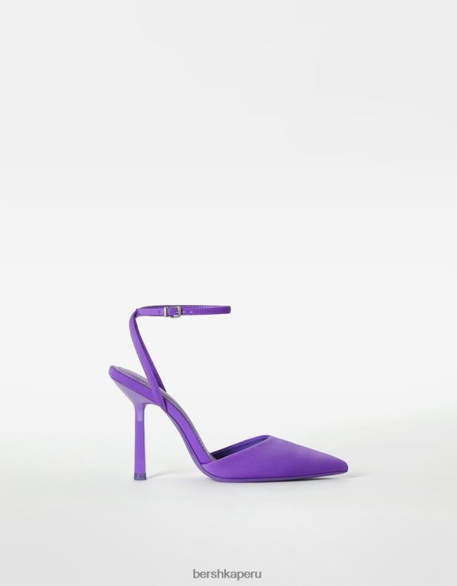 mora Bershka mujer zapatos de tacón con tiras destalonadas 806J6B2260