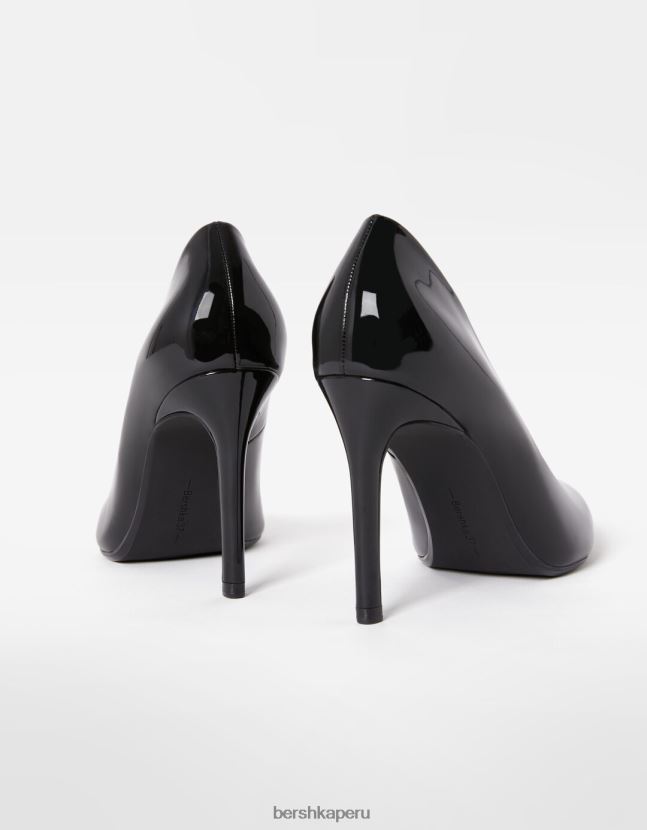 negro Bershka mujer zapatos brillantes de tacón alto 806J6B2243