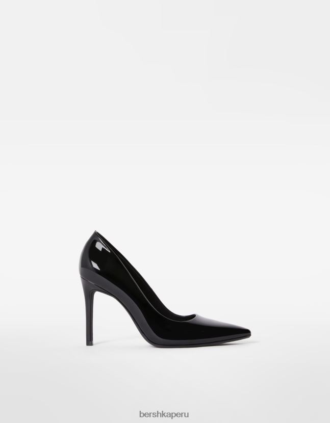 negro Bershka mujer zapatos brillantes de tacón alto 806J6B2243