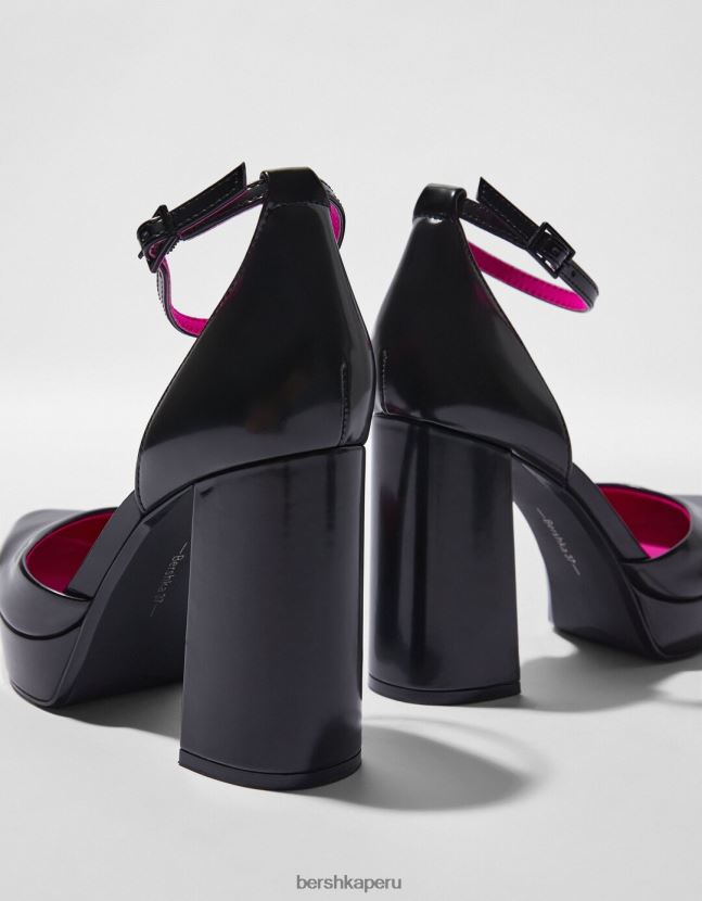 negro Bershka mujer zapatos de plataforma de tacón alto 806J6B2253