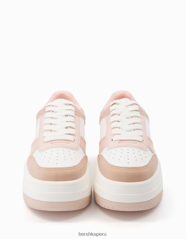 otro Bershka mujer tenis con plataforma en contraste 806J6B2080