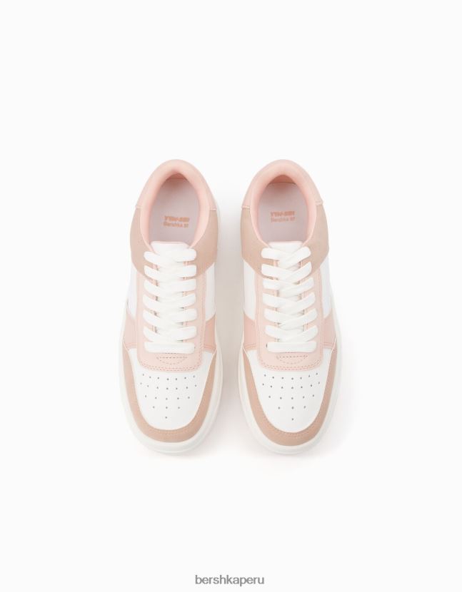 otro Bershka mujer tenis con plataforma en contraste 806J6B2080