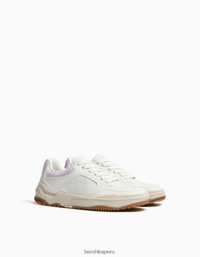 otro Bershka mujer zapatillas deportivas de malla en contraste con detalle de color 806J6B2114