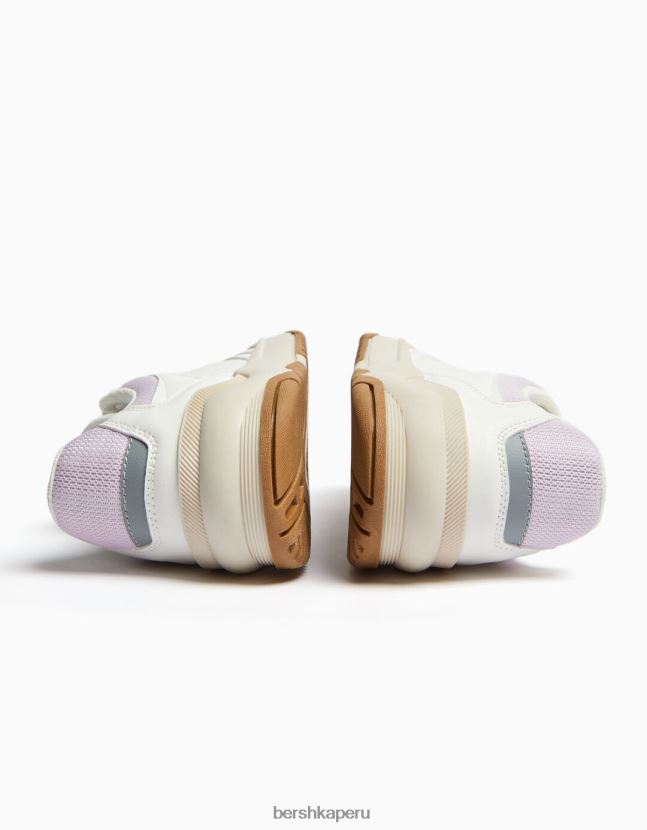 otro Bershka mujer zapatillas deportivas de malla en contraste con detalle de color 806J6B2114