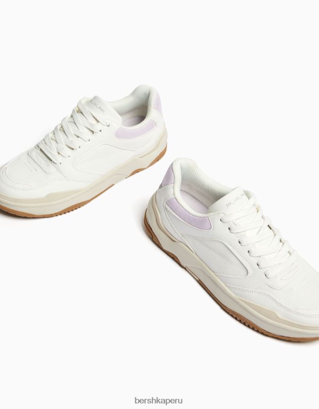 otro Bershka mujer zapatillas deportivas de malla en contraste con detalle de color 806J6B2114