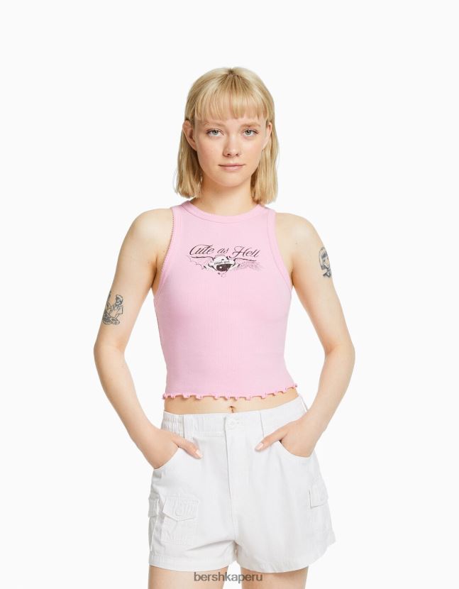 blanco Bershka unisexo bermudas multi cargo de algodón 806J6B4042