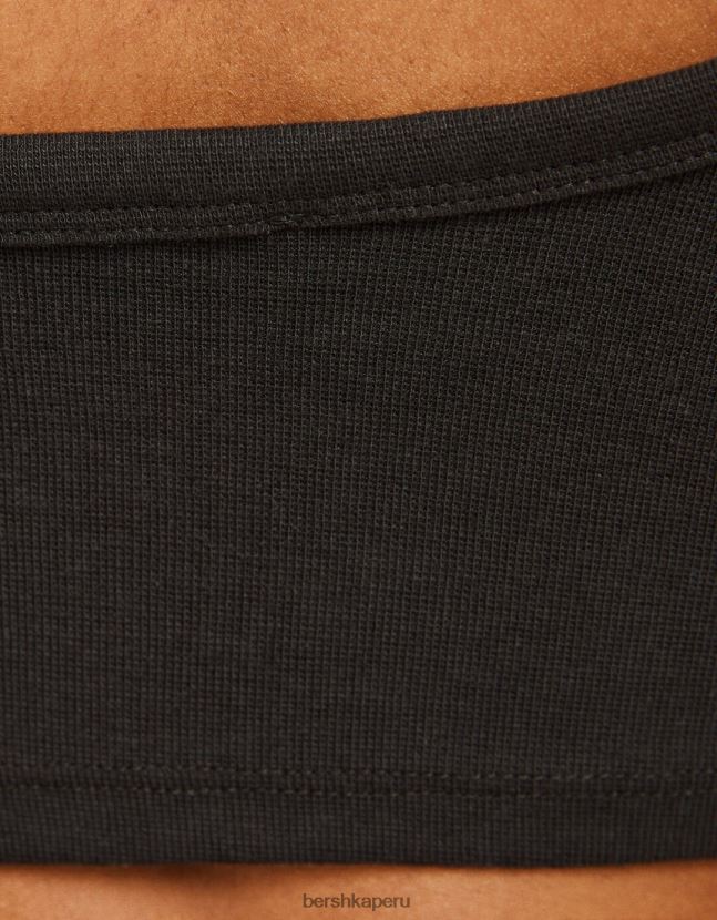 gris oscuro Bershka unisexo camiseta sin mangas corta 806J6B3752