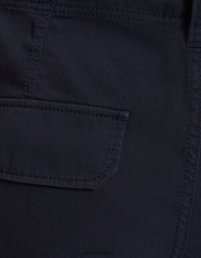 Armada Bershka unisexo pantalones cargo de sarga ajustables con múltiples bolsillos 806J6B3877