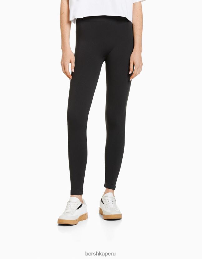 gris oscuro Bershka unisexo leggins push up sin costuras 806J6B3897
