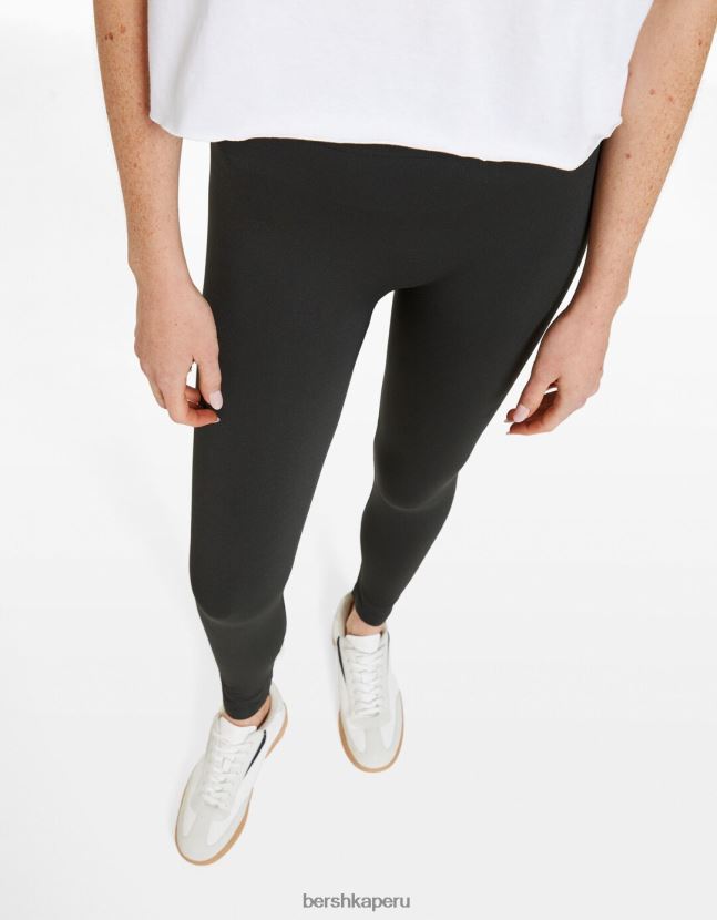 gris oscuro Bershka unisexo leggins push up sin costuras 806J6B3897