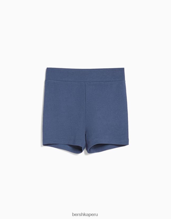 lavado azul Bershka unisexo pantalones cortos culotte 806J6B3882