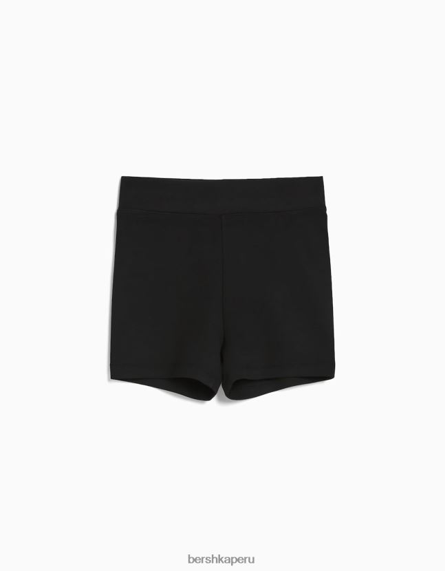 negro Bershka unisexo pantalones cortos culotte 806J6B3883