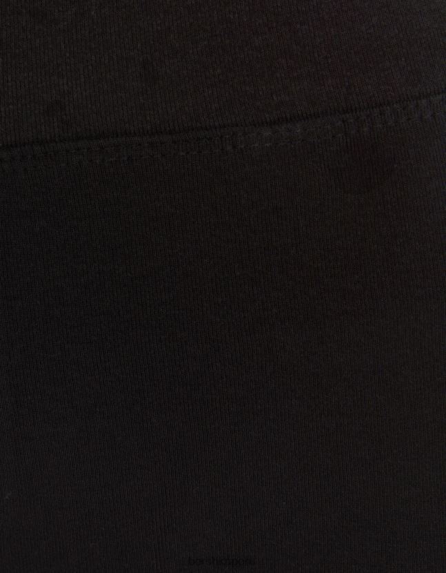 negro Bershka unisexo pantalones cortos culotte 806J6B3883