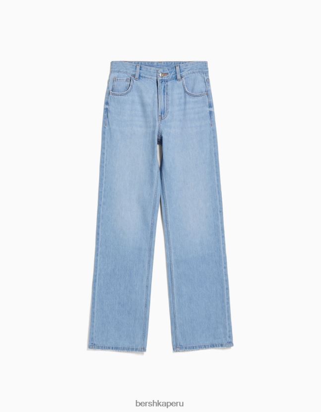azul claro Bershka unisexo vaqueros anchos de los 90 806J6B3978
